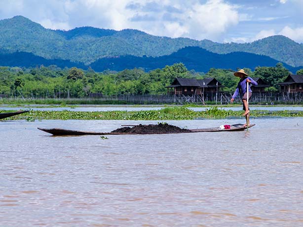 Myanmar - Inle-See - Einbeinruderer