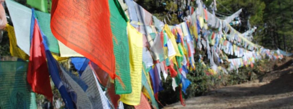 Bhutan - Gebetsflaggen